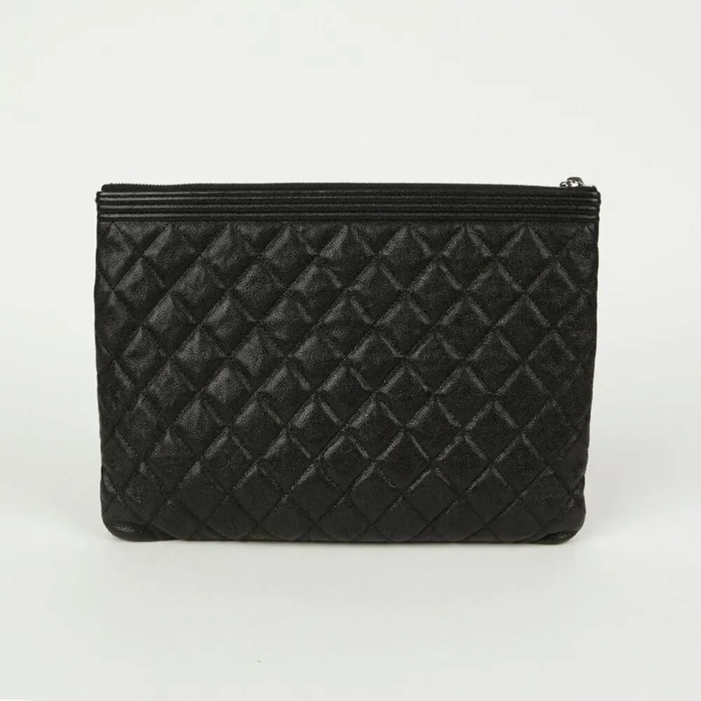 Caviar Skin Boy New Medium Clutch